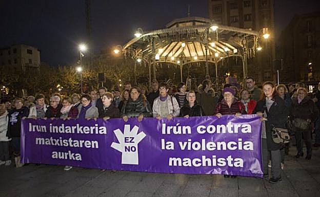 Concentración en Irun