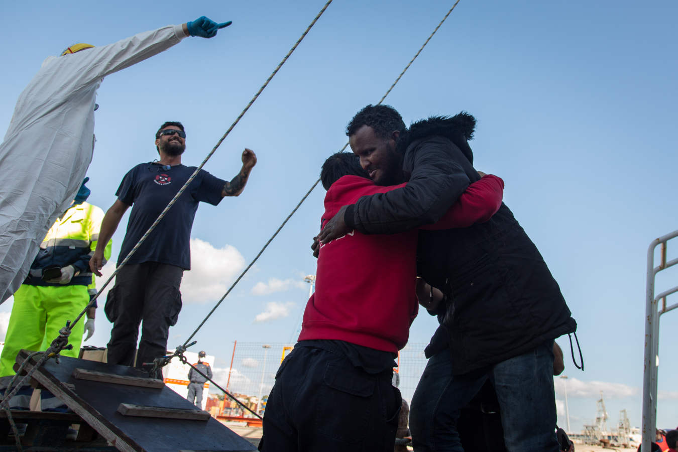 Fotos: El desembarco del &#039;Aita Mari&#039; en Sicilia
