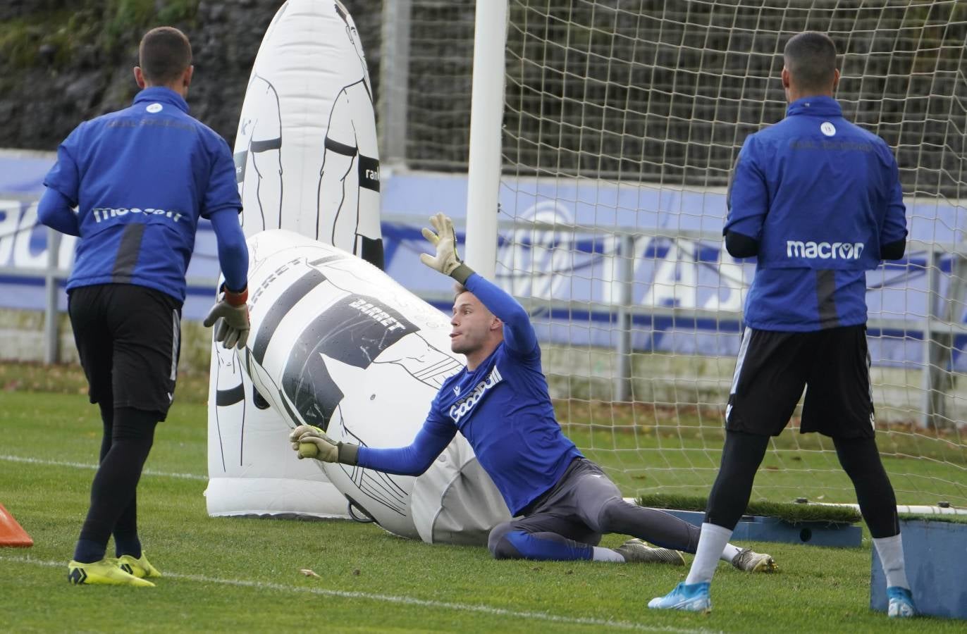 El conjunto de Imanol Alguacil se ha ejercitado en Zubieta.