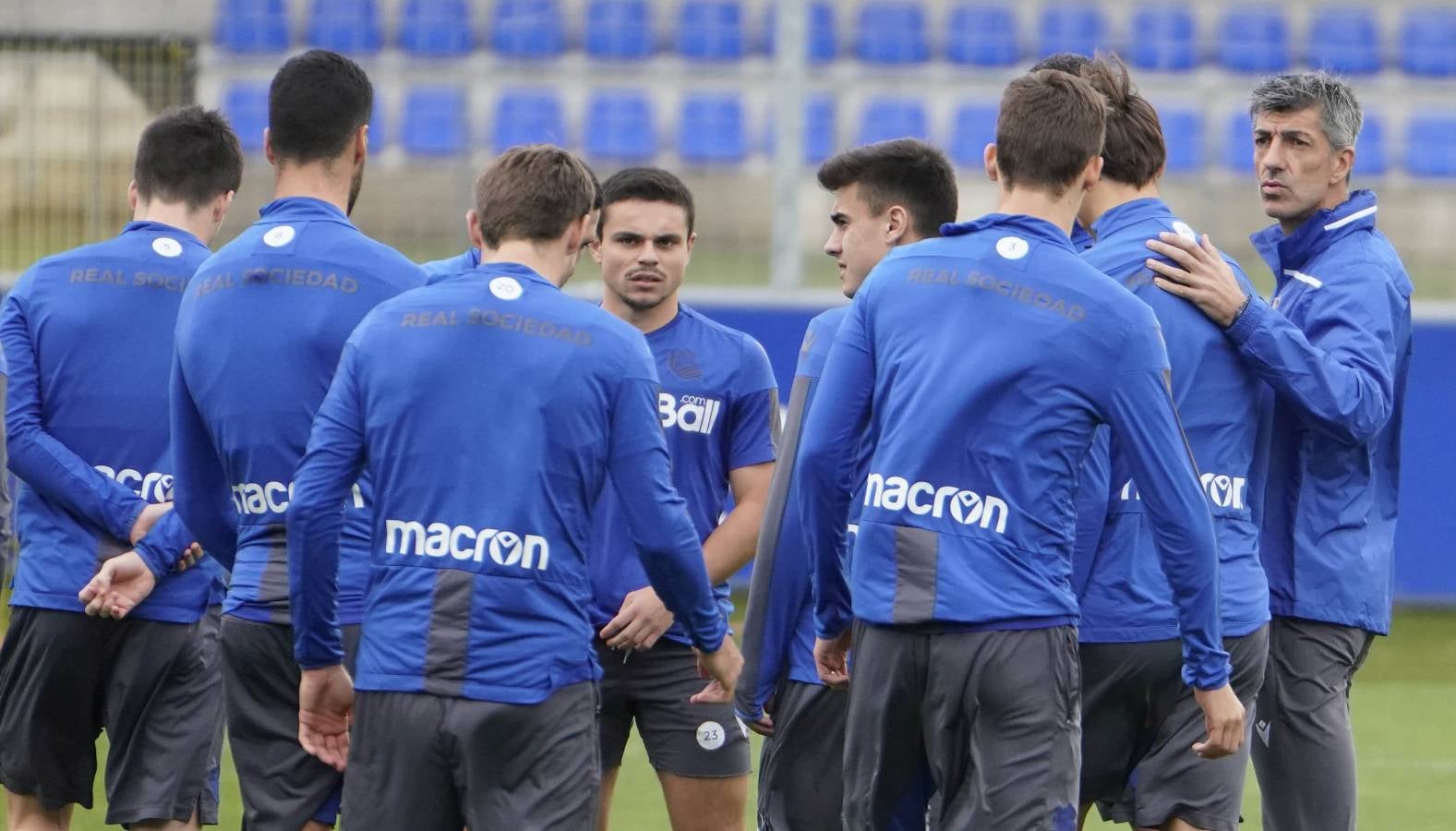 El conjunto de Imanol Alguacil se ha ejercitado en Zubieta.