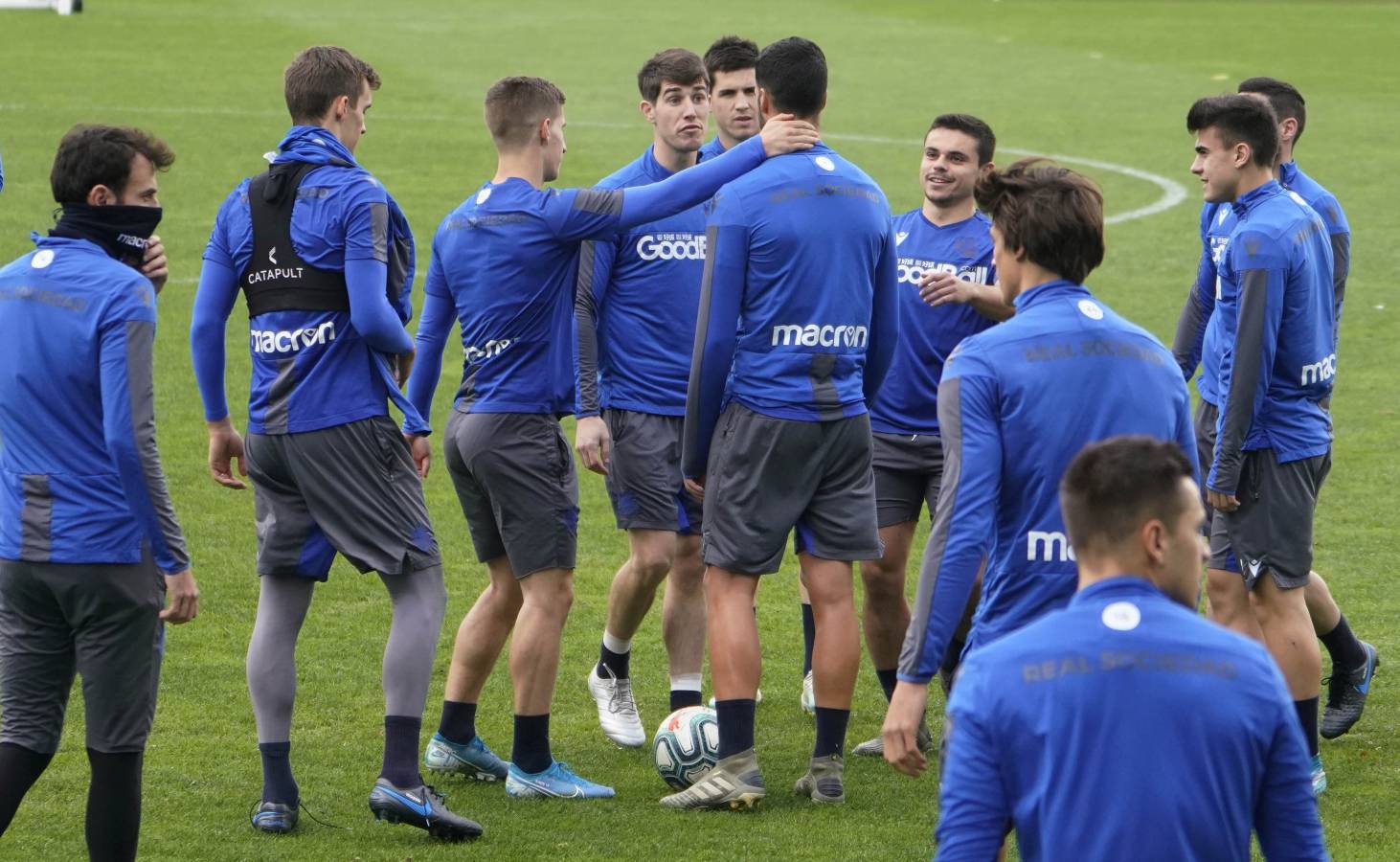 El conjunto de Imanol Alguacil se ha ejercitado en Zubieta.