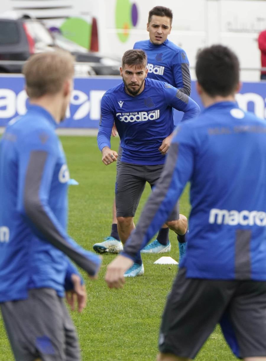 El conjunto de Imanol Alguacil se ha ejercitado en Zubieta.