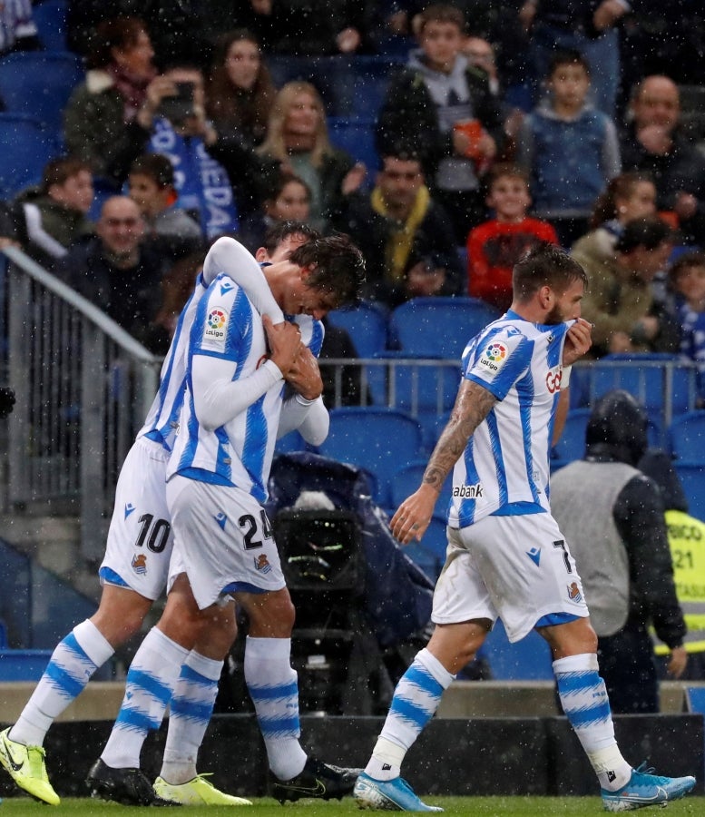 La Real Sociedad vence 4-1 al Eibar en el Reale Arena. 