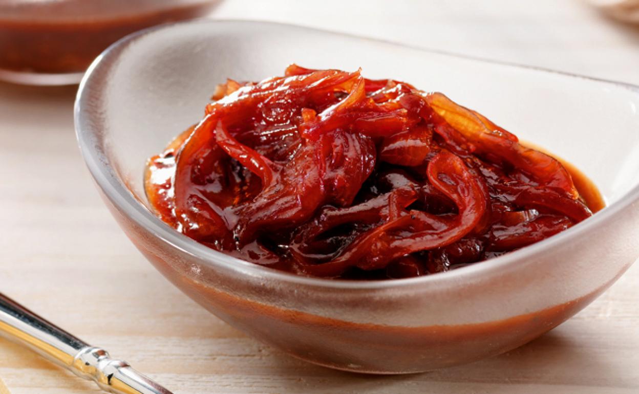 Confitura de cebolla con granadina de Martín Berasategui