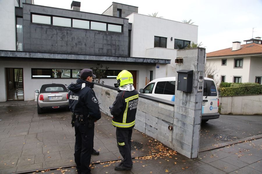 Fotos: Nueve intoxicados por monóxido de carbono emitido por una caldera en Donostia