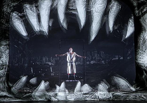 Albert Pla, en un momento de la función 'Miedo'.