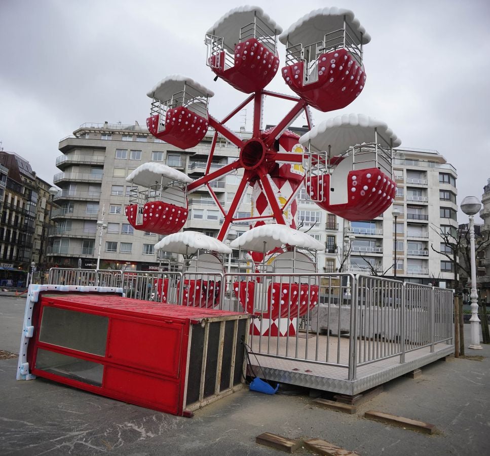 Las rachas de viento alcanzan los 135 km/ h y provocan numerosas incidencias