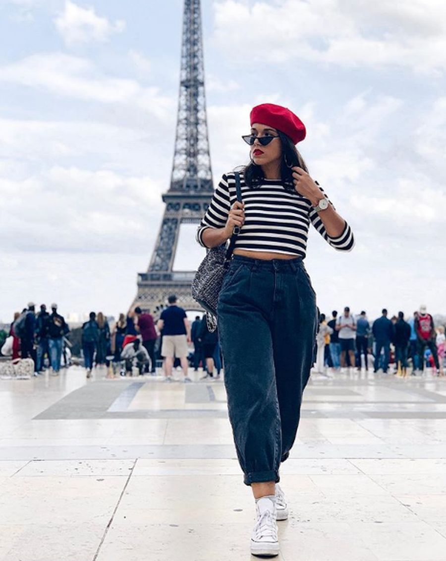 Nerea Zusberro es una de las influencer más atrevidas de Donostia y siempre nos sorprende con 'looks' de última tendencia y atrevidos. El pantalón 'slouchy' se ha convertido en su gran aliado