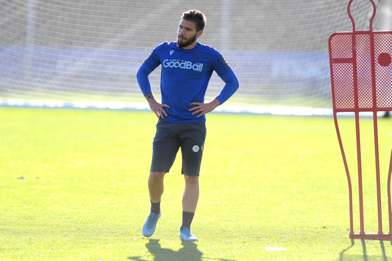 En la típica sesión en el José Luis Orbegozo la Real prepara desde ya el torneo del KO.