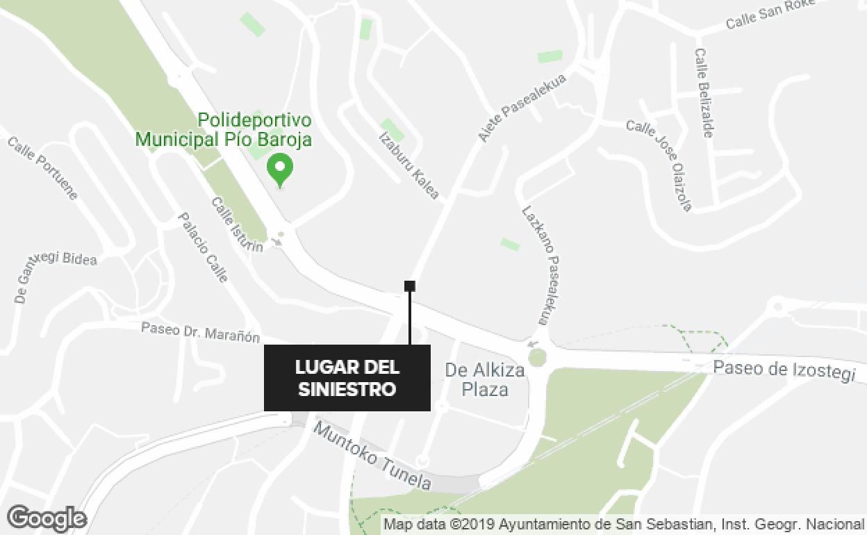 San Sebastián: Un herido leve en Aiete tras un atropello
