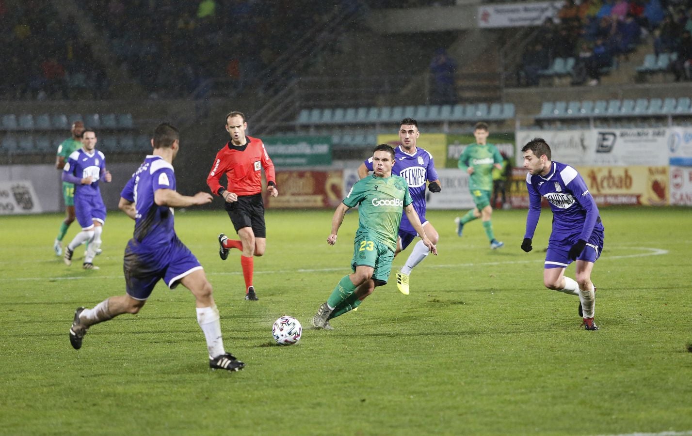 La Real Sociedad ganó al Becerril (0-8) y superó la eliminatoria de Copa en La Balastera 