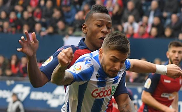 Portu fue una tortura para Estupiñán durante todo el partido. 