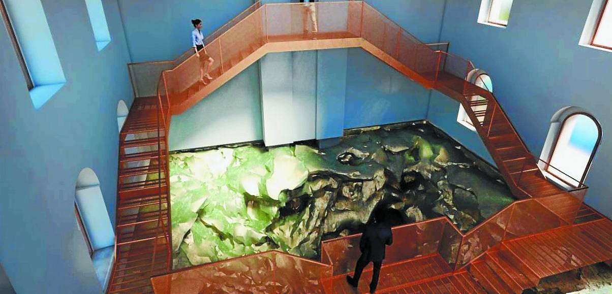 Un helicóptero trasladó a comienzos de octubre la grúa desmontada que se empleará en las obras de acondicionamiento de la Casa del Faro para la instalación de la escultura de Cristina Iglesias que ya construye Alfa Arte. El presupuesto de la obra se eleva ya a 3,7 millones de euros y la apertura al público está prevista para septiembre de 2020. 