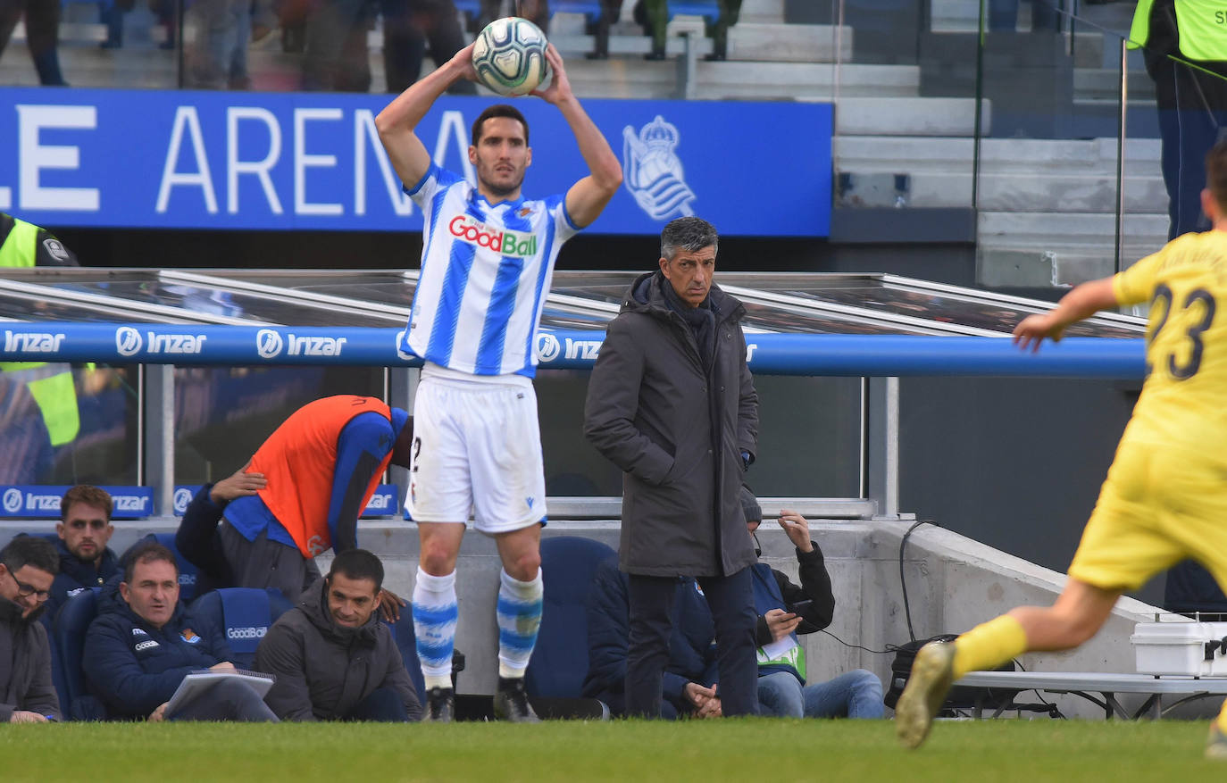 Willian José ha adelantado a la Real en el marcador al descanso, pero el Villarreal ha remontado con los goles de Trigueros de penalti, y Cazorla tras la revisión del VAR