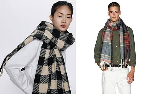 Dos diseños muy tendencia. / ZARA / BENETTON