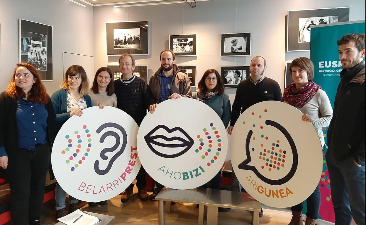 Baionan egindako aurkezpeneko irudia