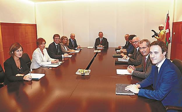 La última reunión del Consejo Vasco de Finanzas de octubre del año pasado