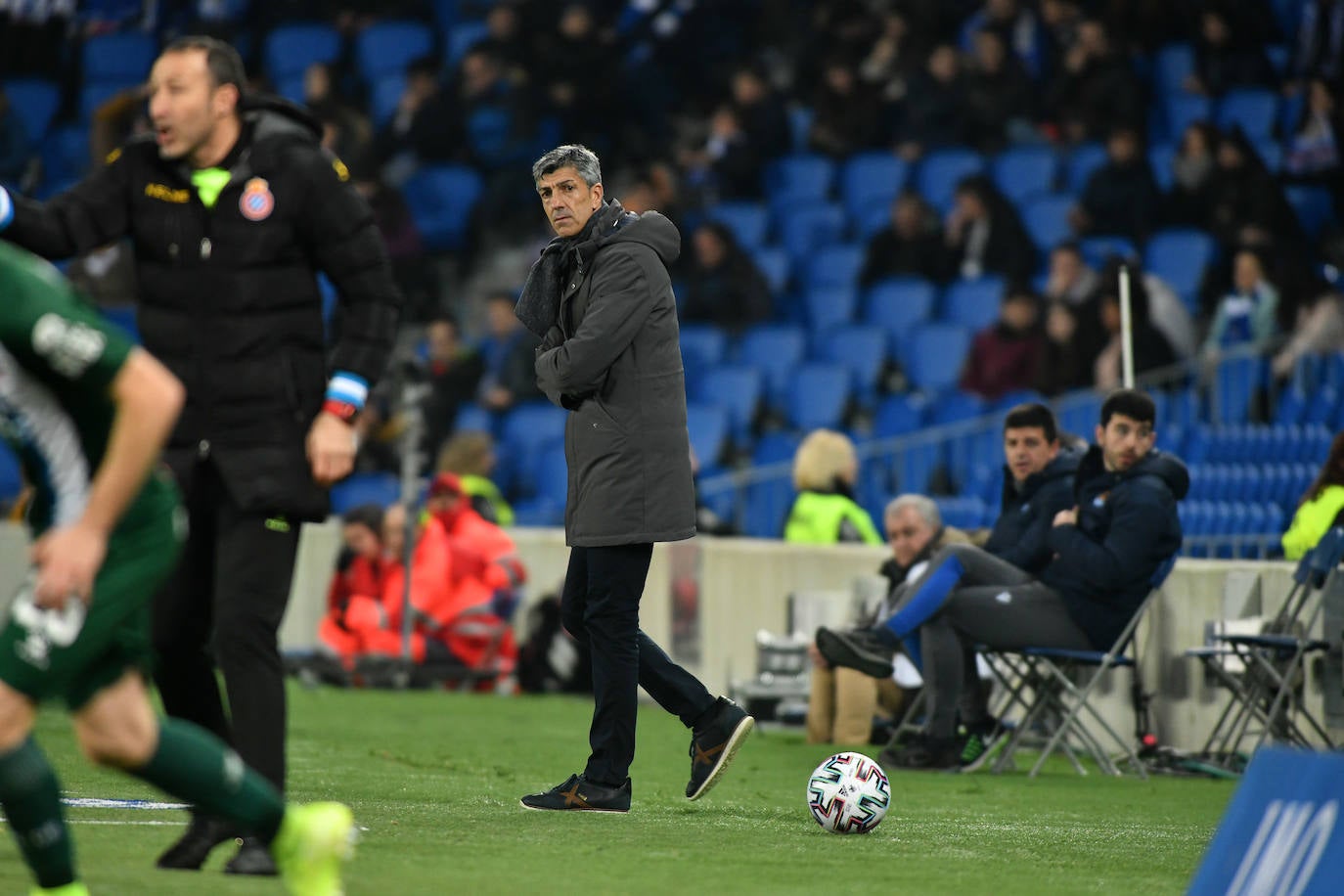 Buen ambiente en la eliminatoria copera que ha enfrentado a los realistas contra el Espanyol