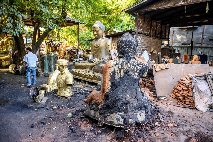 Fotos: La fábrica de budas