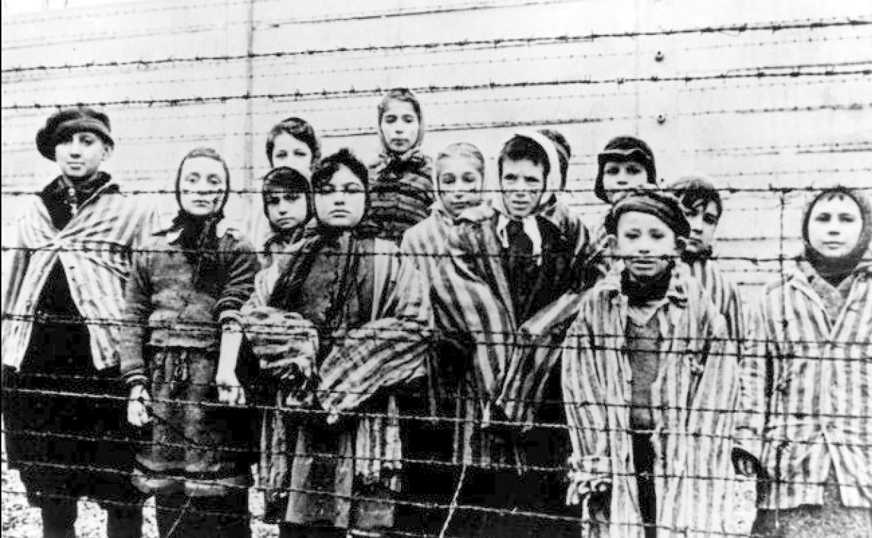 Imagen de Auschwitz tras ser liberado el 27 de enero de 1945.