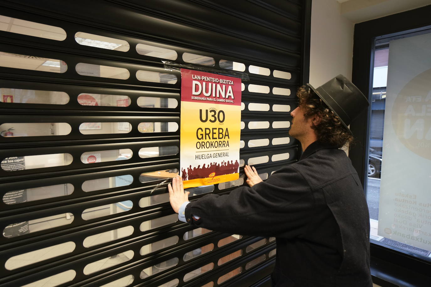 La incidencia de la huelga general del 30 de enero convocada por ELA y LAB ha tenido una incidencia dispar en Gipuzkoa.