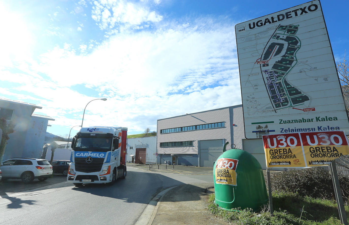 La incidencia de la huelga general del 30 de enero convocada por ELA y LAB ha tenido una incidencia dispar en Gipuzkoa.