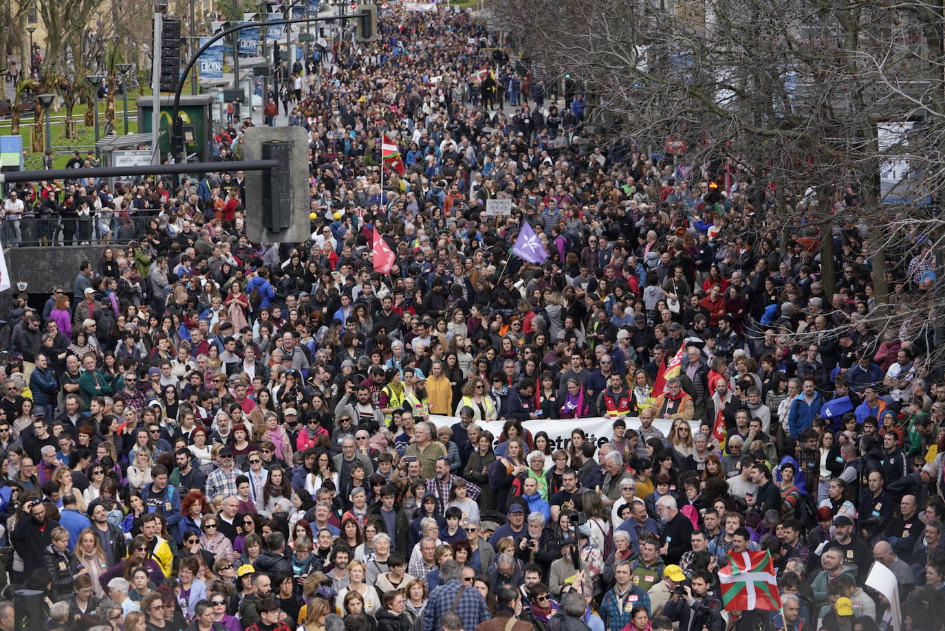 La incidencia de la huelga general del 30 de enero convocada por ELA y LAB ha tenido una incidencia dispar en Gipuzkoa.