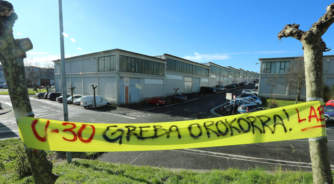 La incidencia de la huelga general del 30 de enero convocada por ELA y LAB ha tenido una incidencia dispar en Gipuzkoa.