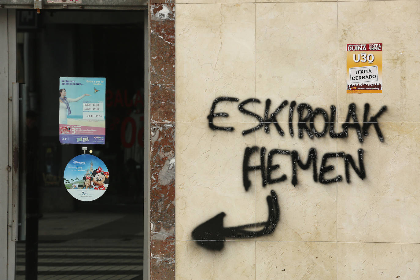 La incidencia de la huelga general del 30 de enero convocada por ELA y LAB ha tenido una incidencia dispar en Gipuzkoa.