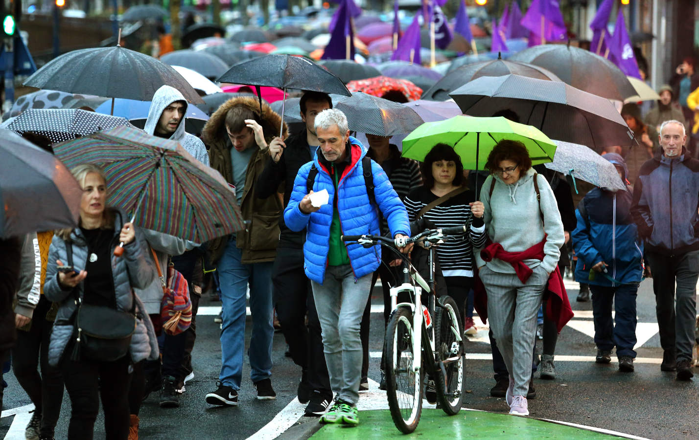 La incidencia de la huelga general del 30 de enero convocada por ELA y LAB ha tenido una incidencia dispar en Gipuzkoa.