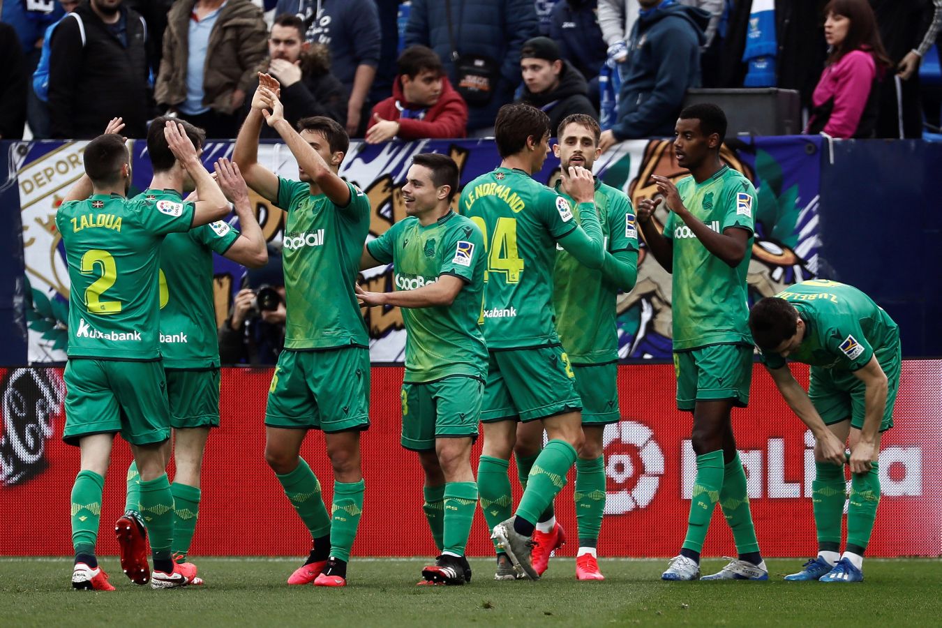 Isak ha adelantado a la Real en el minuto 20, pero Omeruo en el 48 ha empatado el partido para el Leganés.