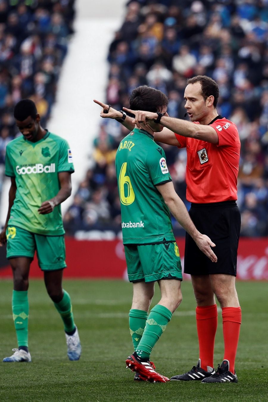 Isak ha adelantado a la Real en el minuto 20, pero Omeruo en el 48 ha empatado el partido para el Leganés.
