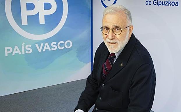 José Luis Arrúe: «La clave para reflotar el PP de Gipuzkoa es trabajar y estar muy unidos»