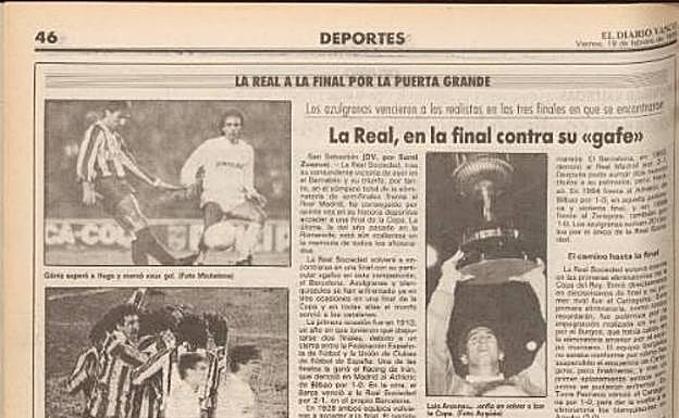 Imagen principal - Tres artículos publicados en 1988.