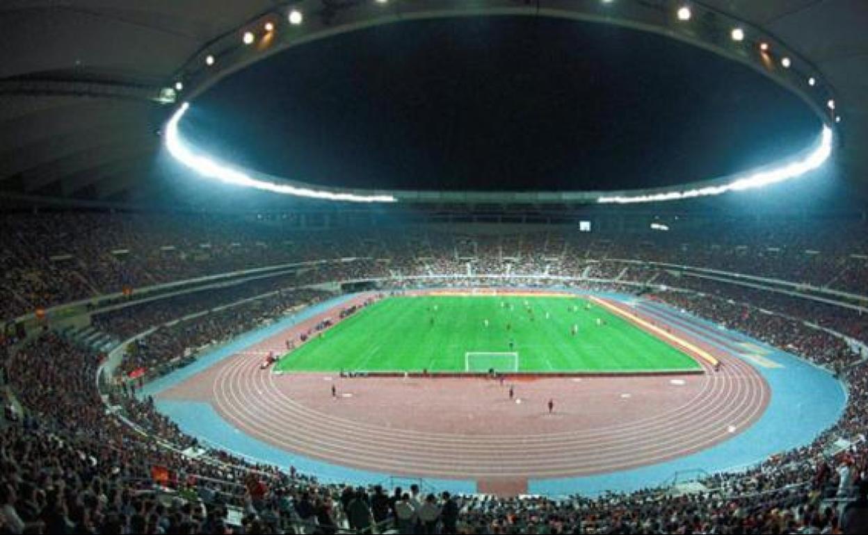 Vista del estadio de La Cartuja. 