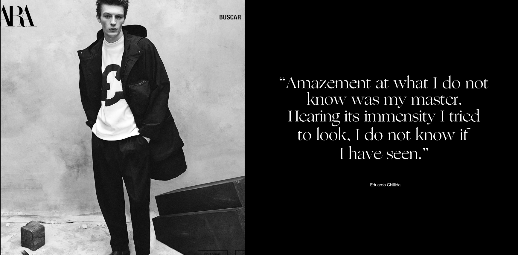 Camisetas y sudaderas para hombres con estampados con obras del artista donostiarra están a la venta en todo el mundo