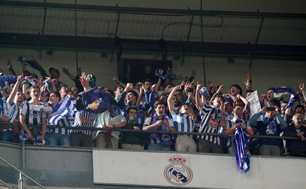 El 'Txoria-txori' ruge en el Bernabéu en el Real Madrid-Real Sociedad de Copa