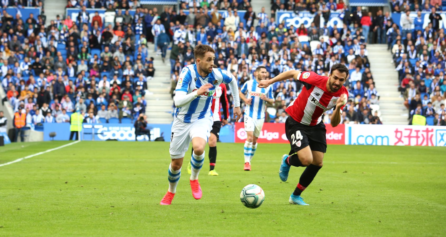 Las mejores imágenes del derbi en el Reale Arena.