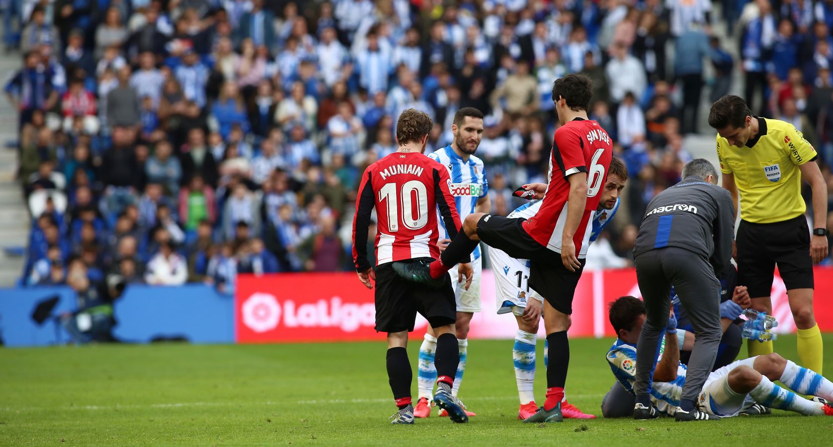 Las mejores imágenes del derbi en el Reale Arena.