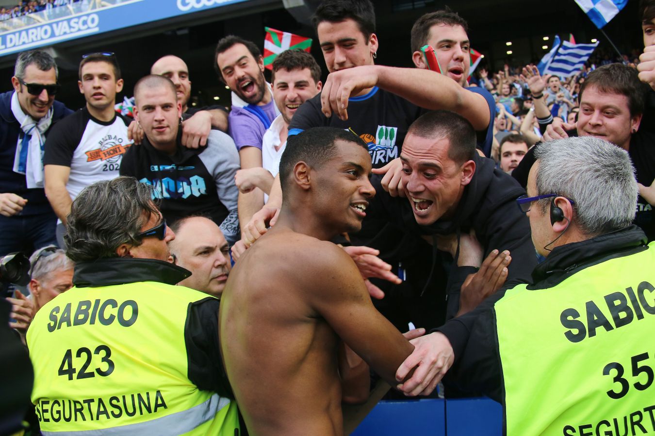 Las mejores imágenes del derbi en el Reale Arena.