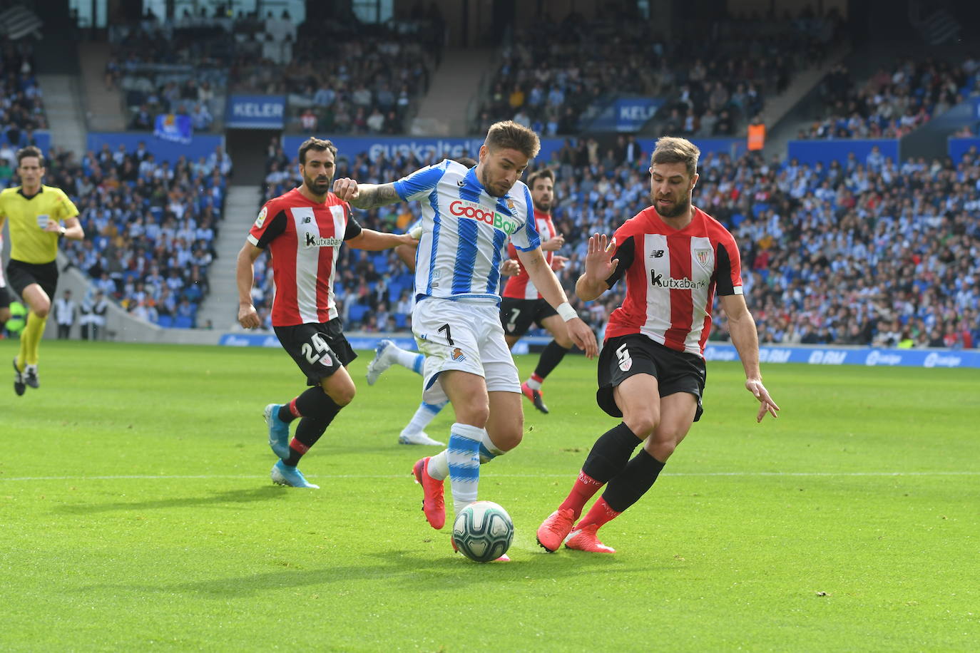 Las mejores imágenes del derbi en el Reale Arena.