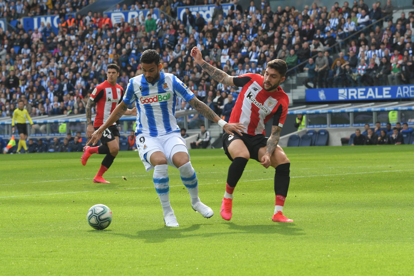Las mejores imágenes del derbi en el Reale Arena.