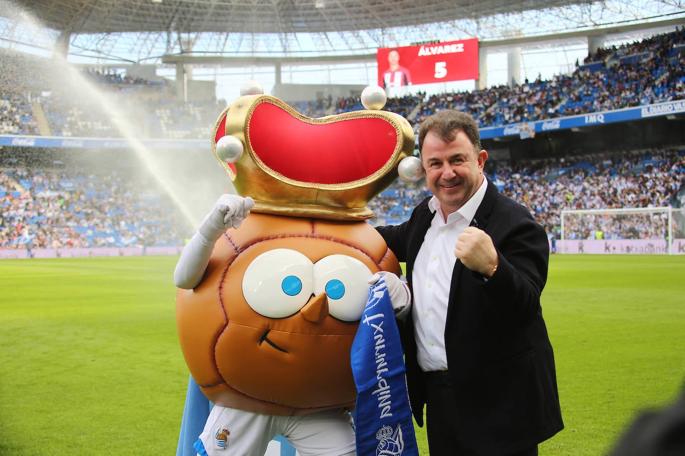 Las mejores imágenes del derbi en el Reale Arena.