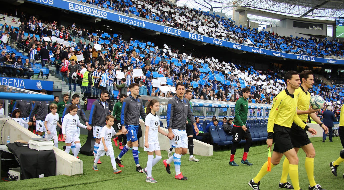 Las mejores imágenes del derbi en el Reale Arena.