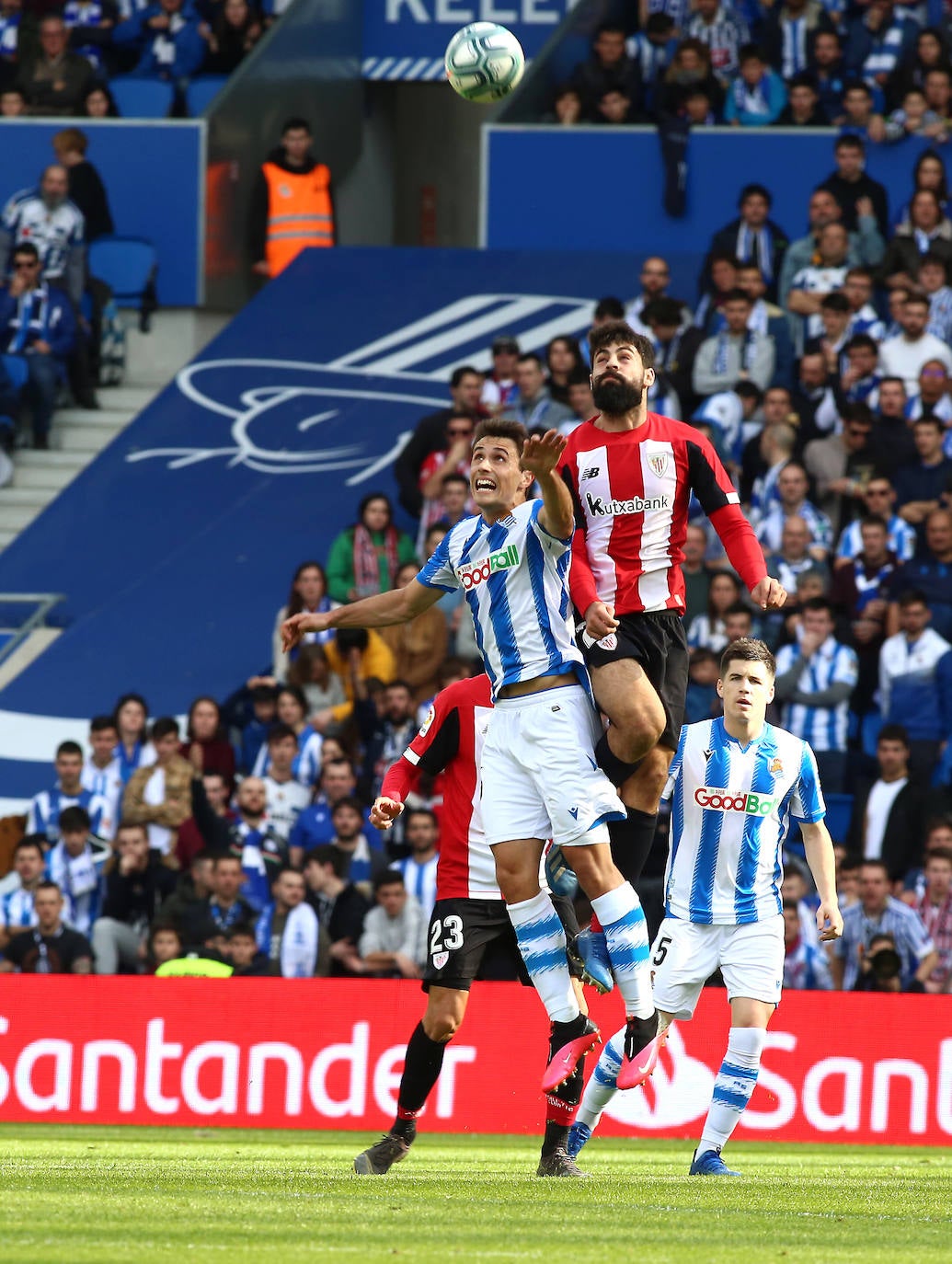 Las mejores imágenes del derbi en el Reale Arena.
