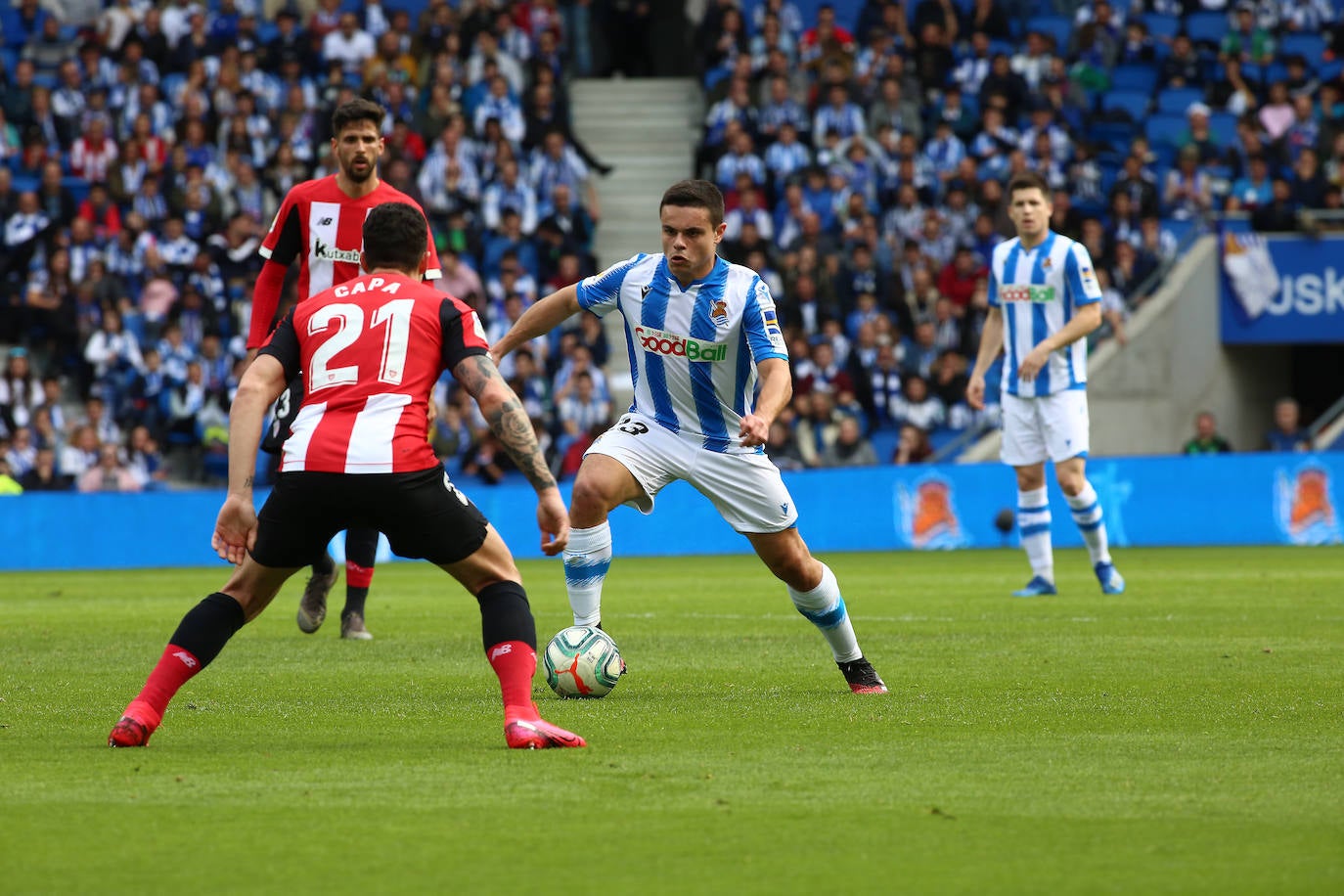 Las mejores imágenes del derbi en el Reale Arena.
