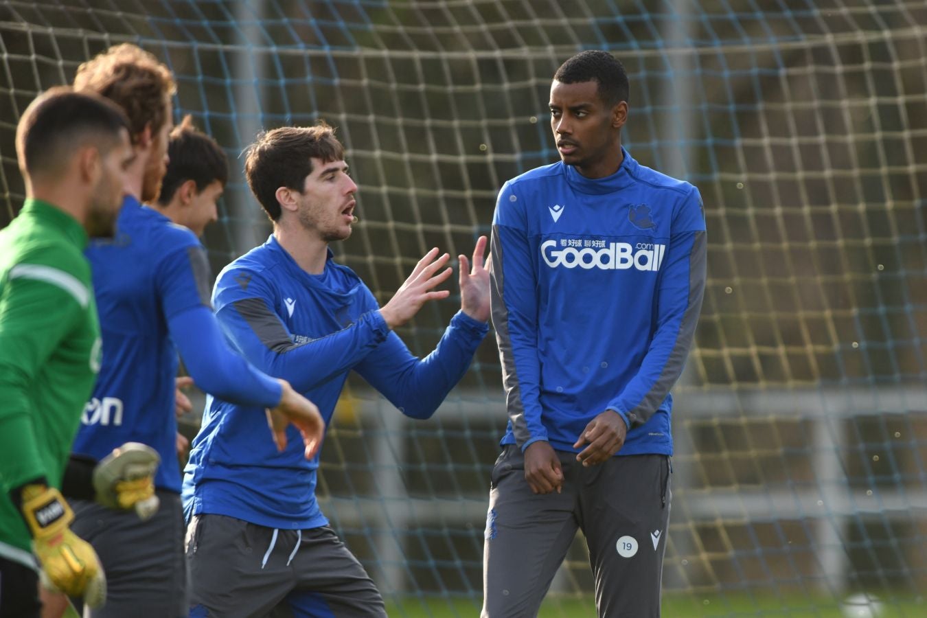 Imanol Alguacil ha dirigido la última sesión de la Real en Zubieta en víspera de recibir al Mirandés en el Reale Arena.