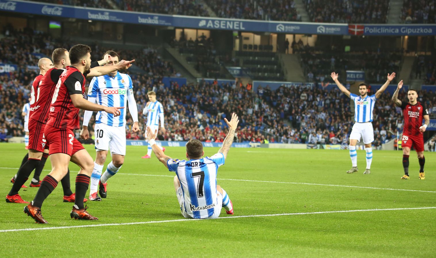 Fotos del Real Sociedad - Mirandés de semifinales de Copa