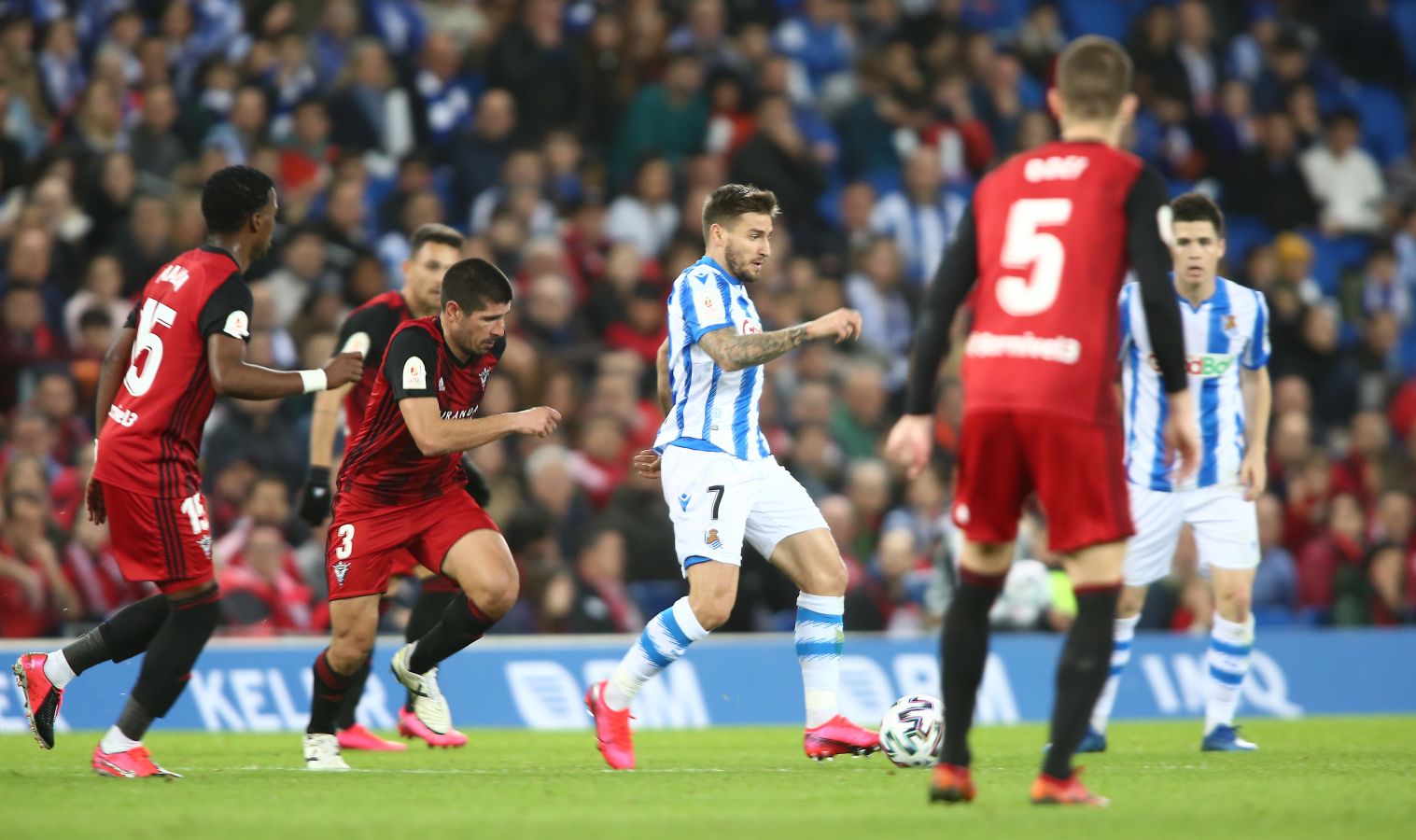 Fotos del Real Sociedad - Mirandés de semifinales de Copa