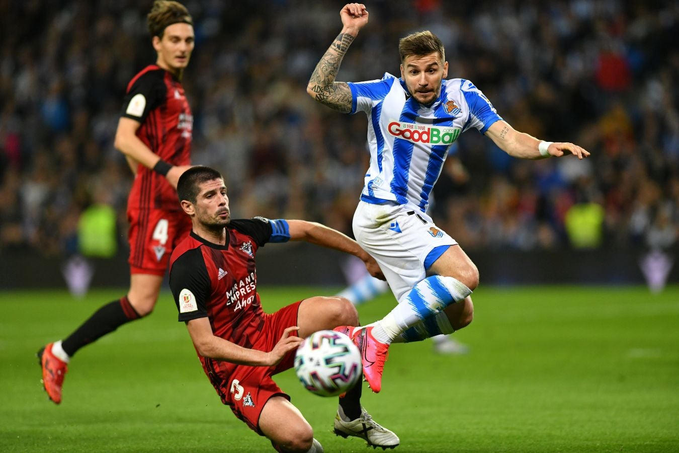 Fotos del Real Sociedad - Mirandés de semifinales de Copa